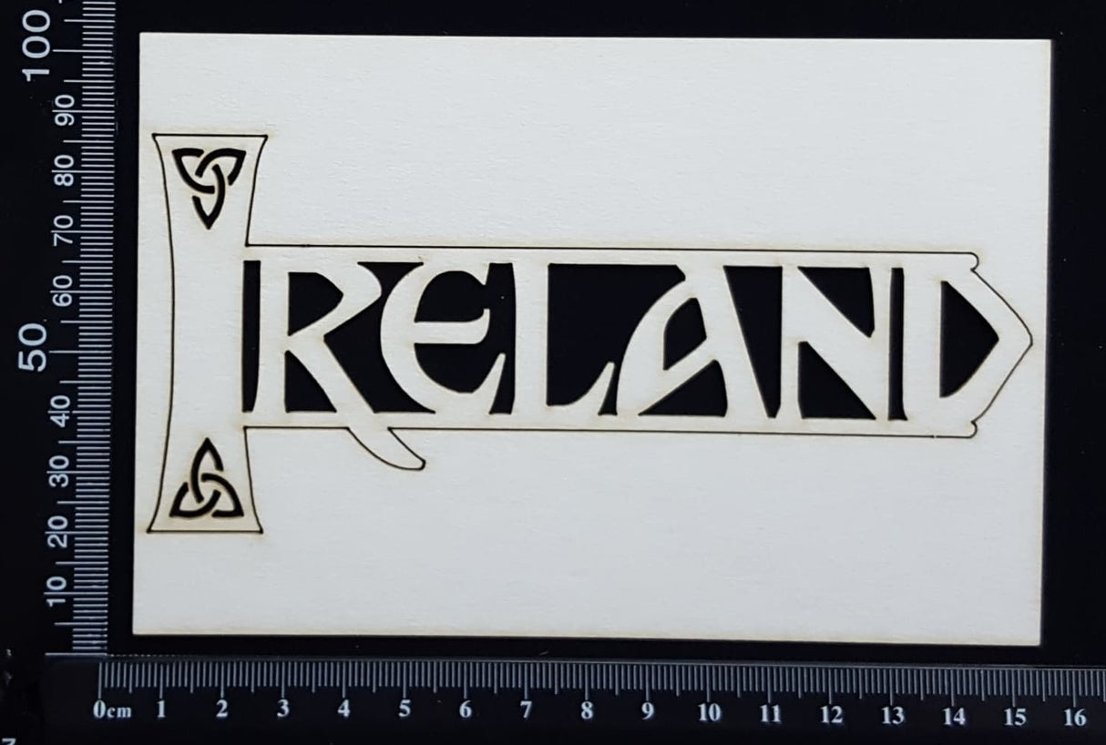 Ireland - B - White Chipboard