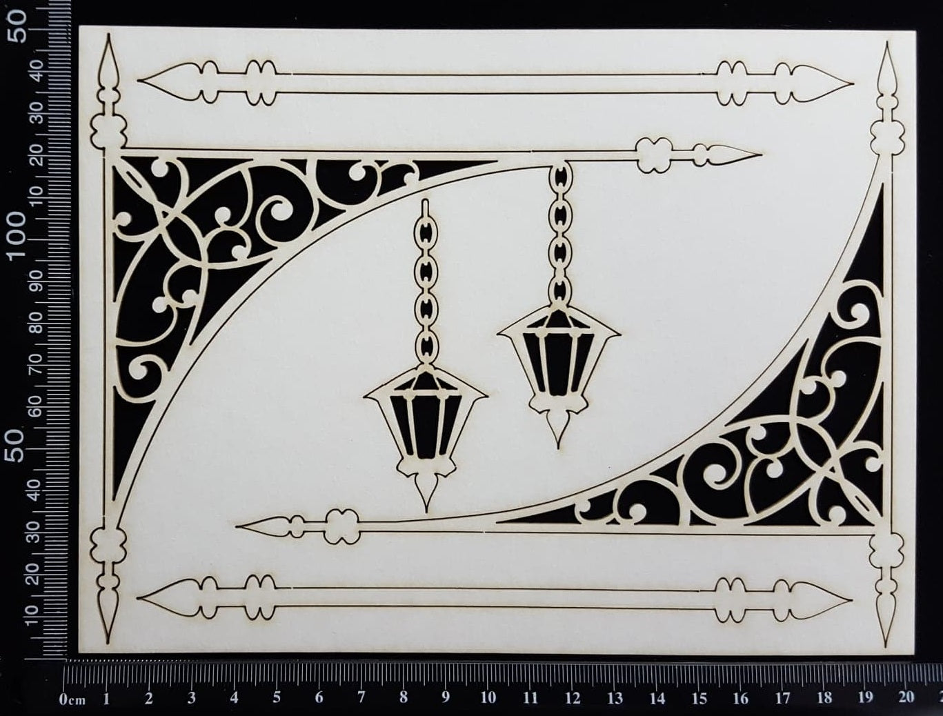 Irene Corners Set - White Chipboard