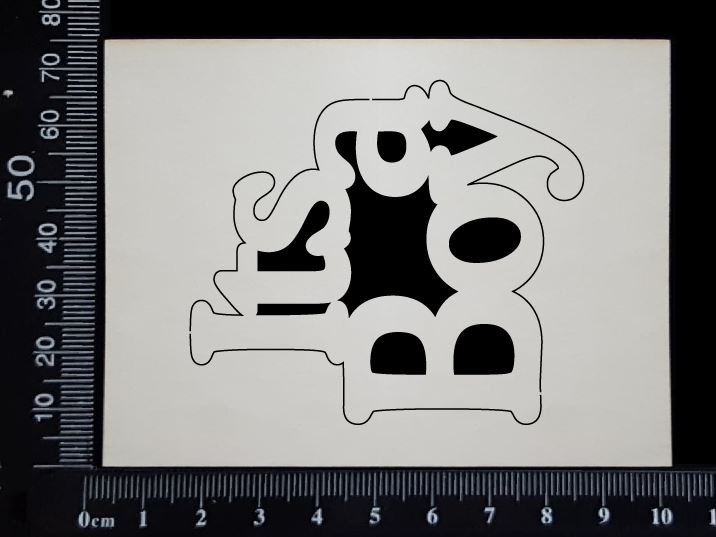 It's a Boy - BB - Small - White Chipboard