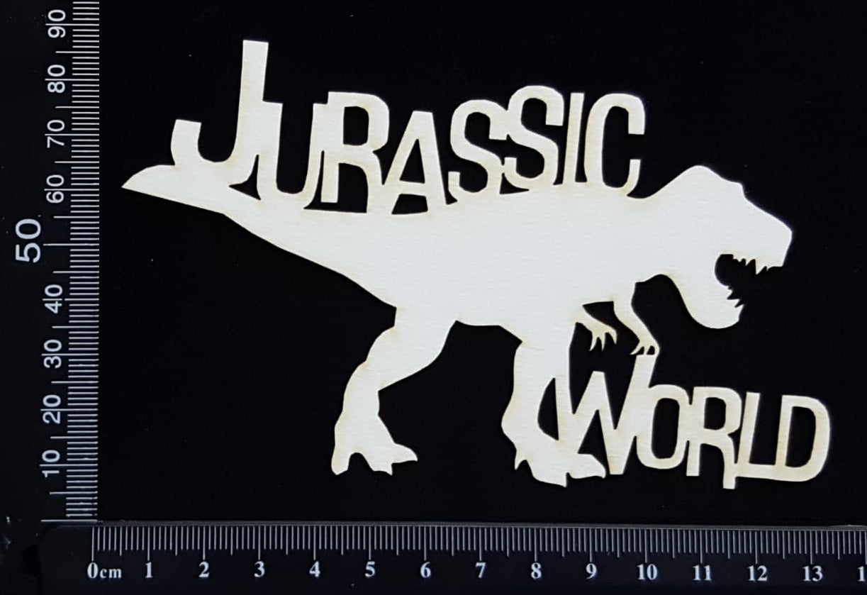 Jurassic World - A - White Chipboard