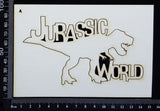 Jurassic World - A - White Chipboard
