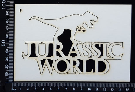 Jurassic World - B - White Chipboard