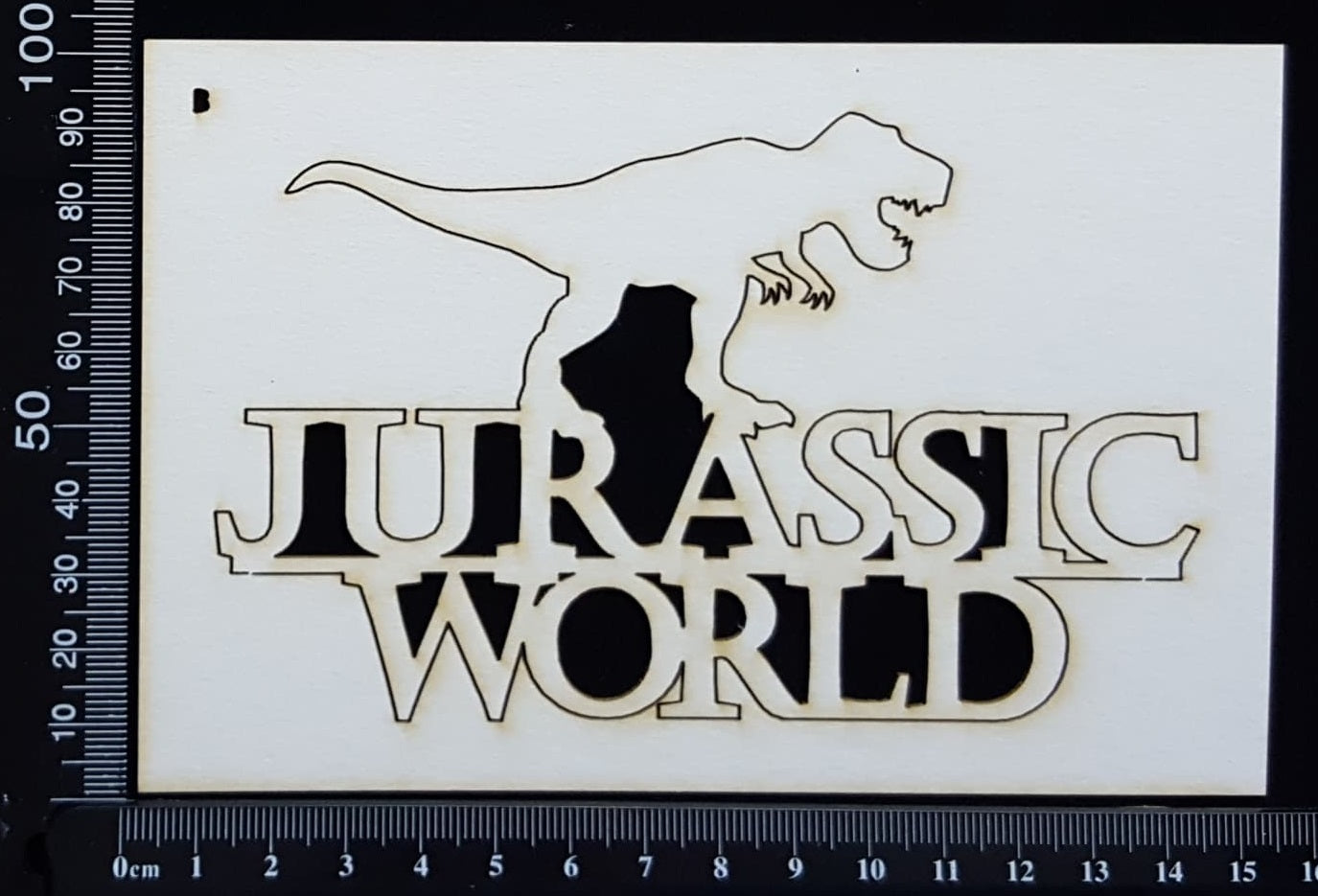 Jurassic World - B - White Chipboard