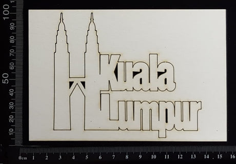 Kuala Lumpur - White Chipboard