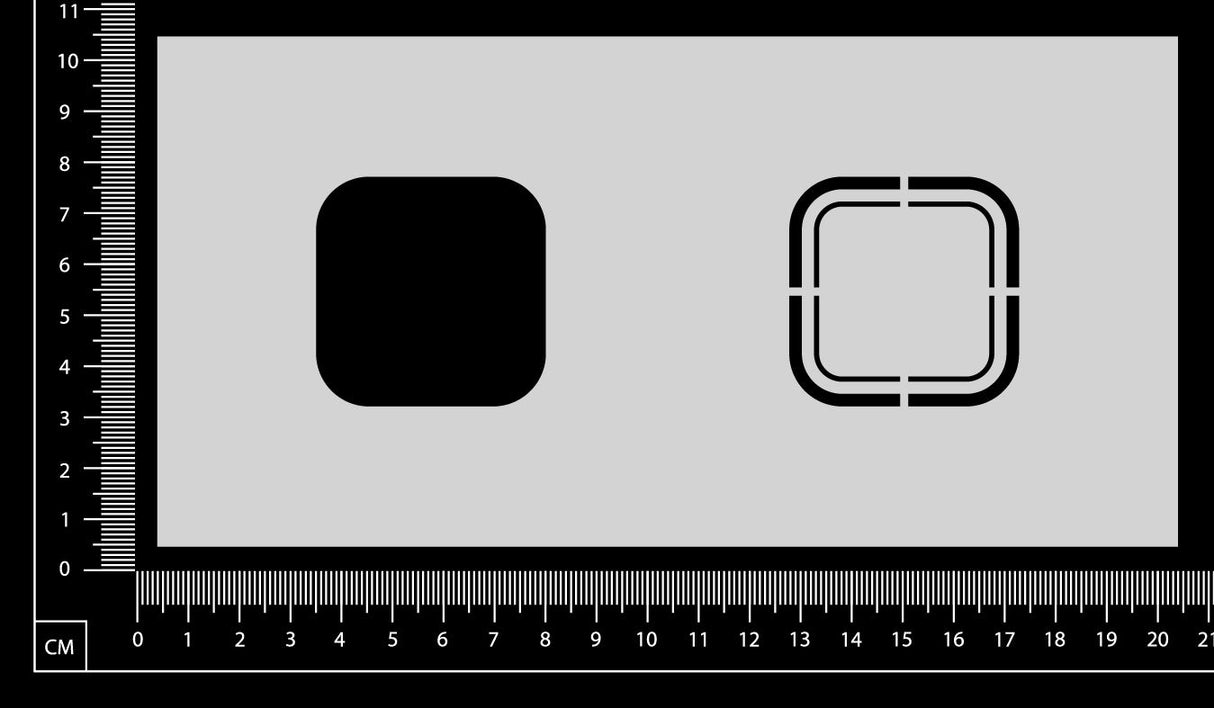 Label Stencil - CB - Medium - 100mm x 200mm