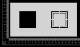 Label Stencil - DC - Large - 100mm x 200mm