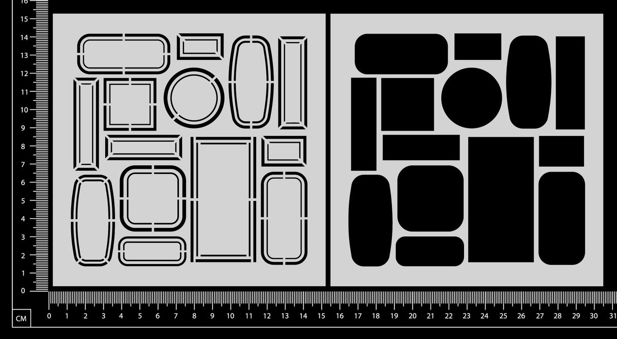 Label Stencil - IC - Stencil Set - 150mm x 150mm