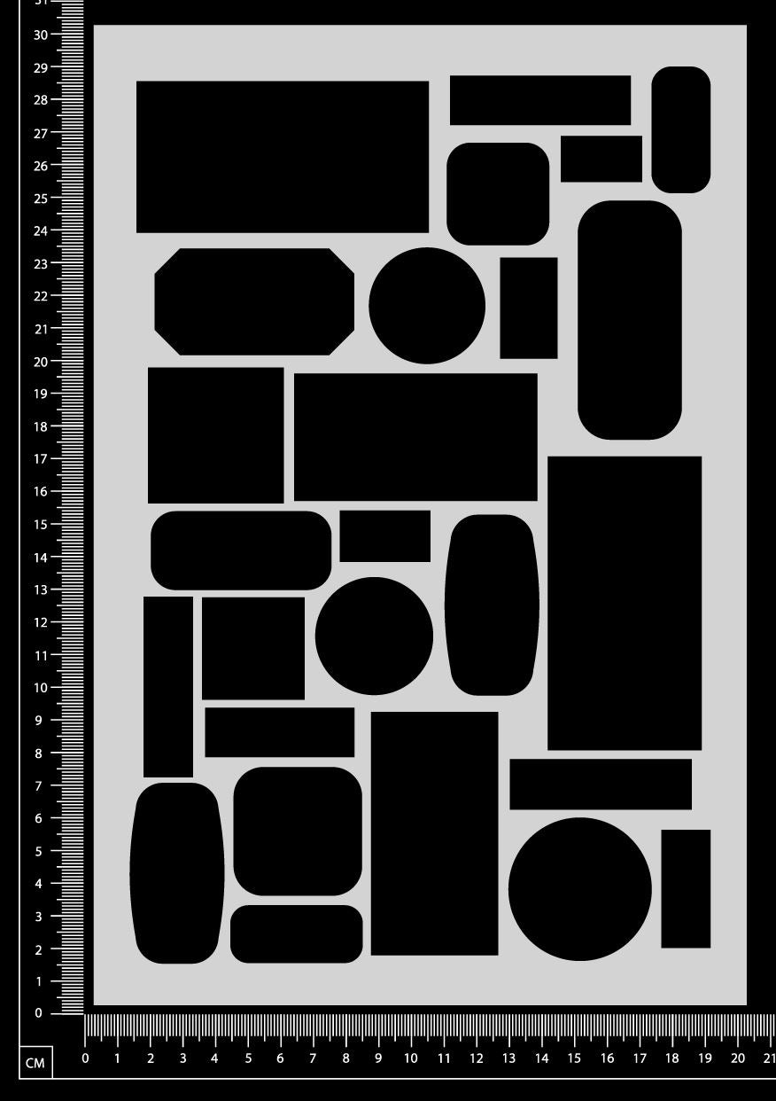 Label Stencil - JB - 200mm x 300mm