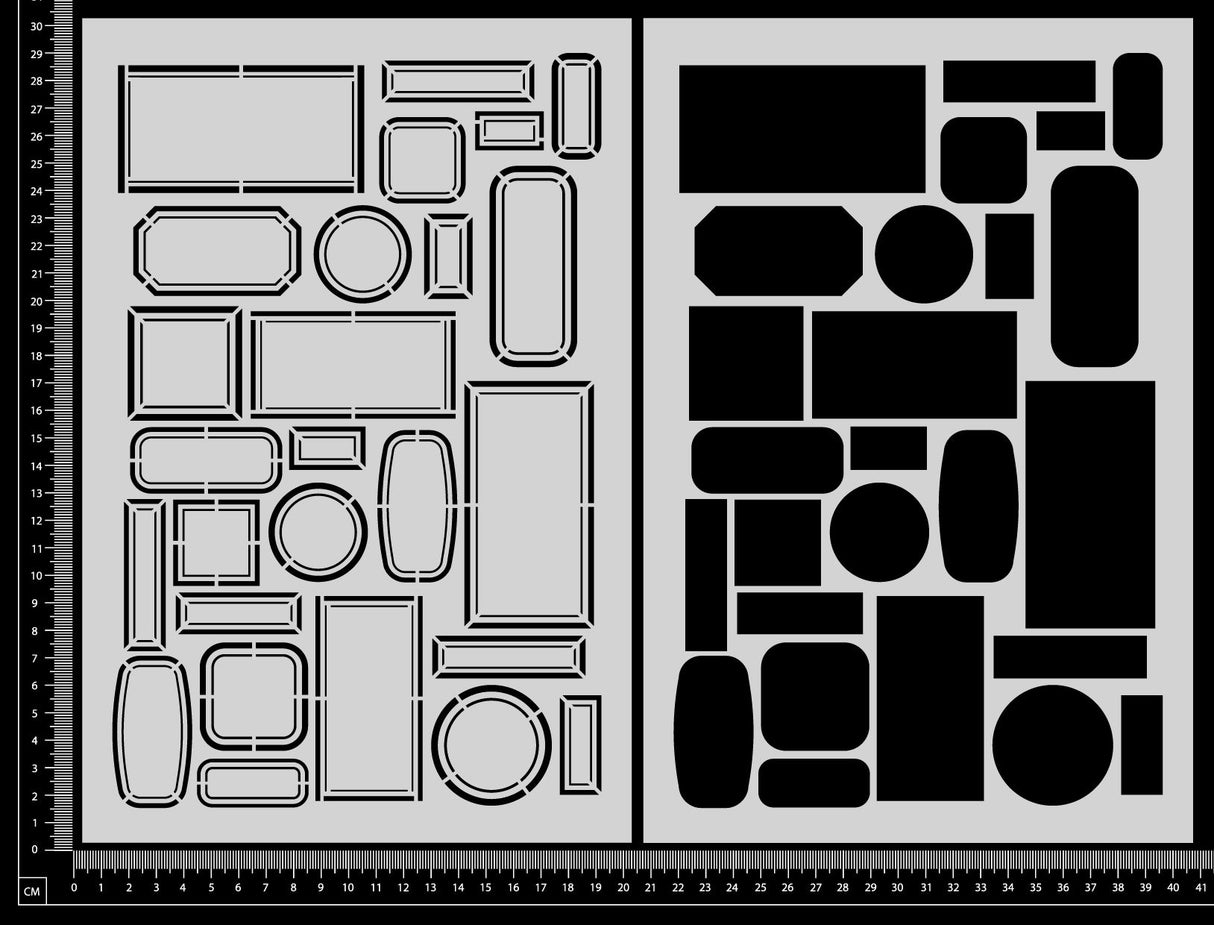 Label Stencil - JC - Stencil Set - 200mm x 300mm