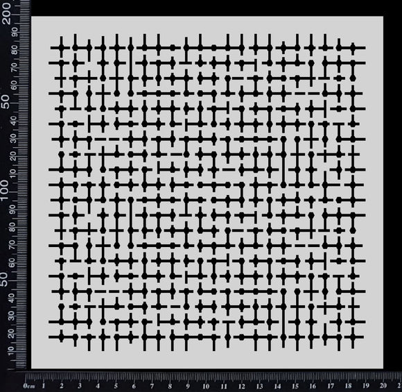 Labyrinth - Stencil - 200mm x 200mm
