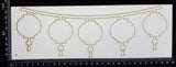 Lantern Border - A - Large - White Chipboard