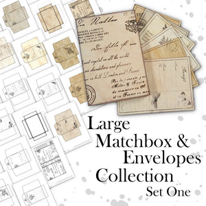 Large Matchbox & Envelopes Collection - Set One - DI-10039 - Digital Download