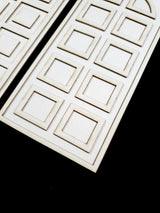Layered Door - G - White Chipboard