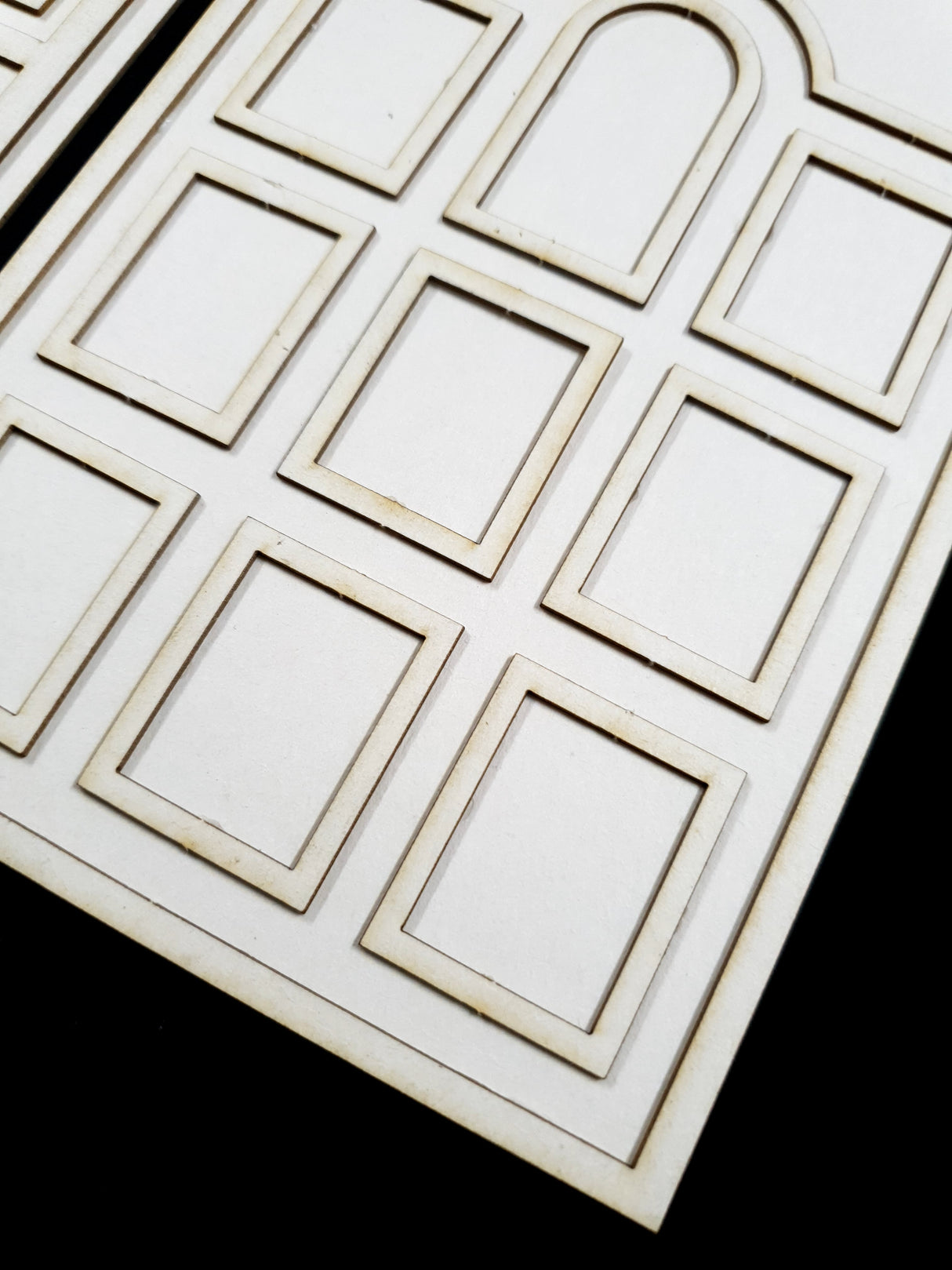 Layered Door - I - White Chipboard