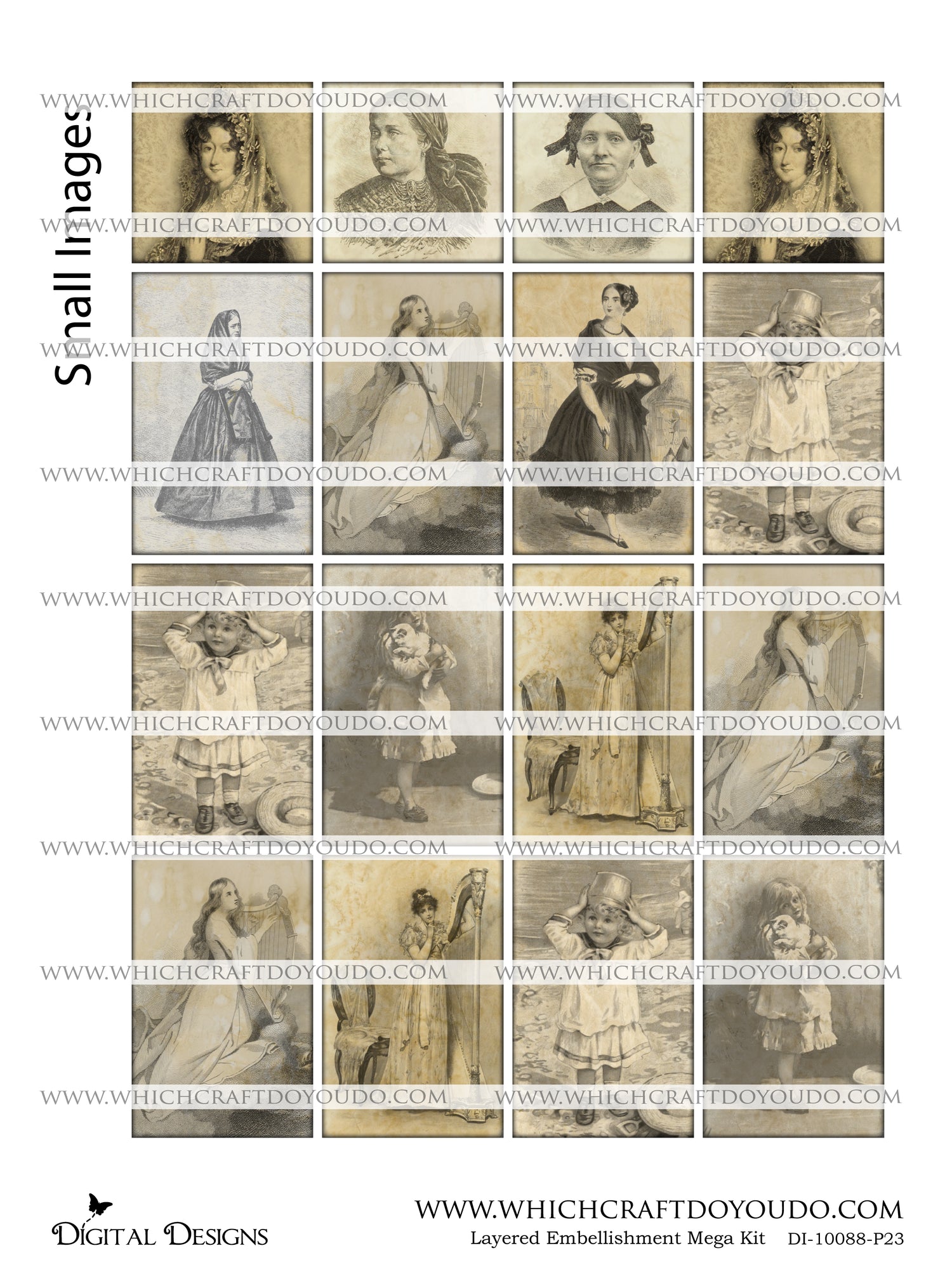 Layered Embellishment Mega Kit - DI-10088 - Digital Download