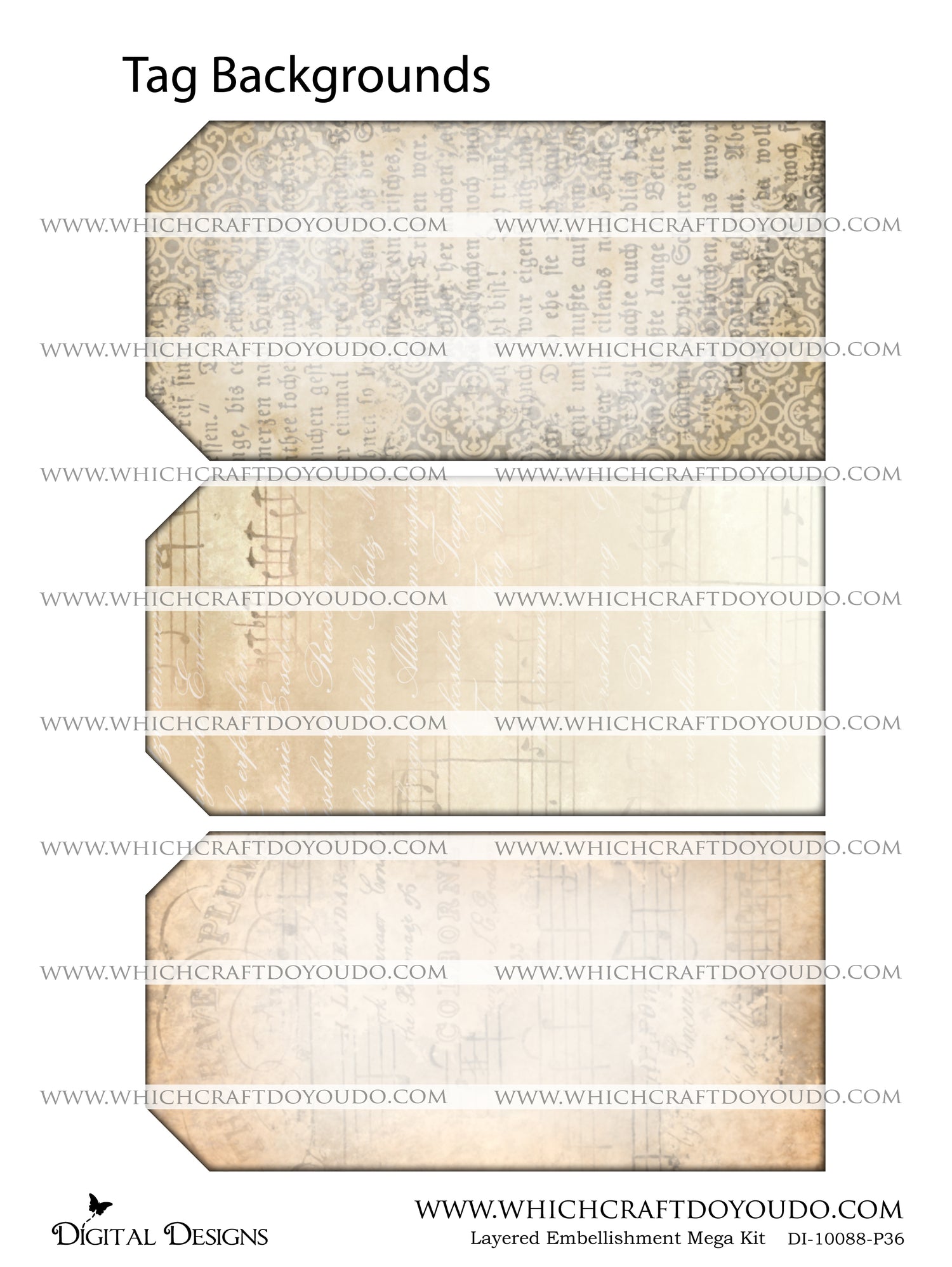 Layered Embellishment Mega Kit - DI-10088 - Digital Download