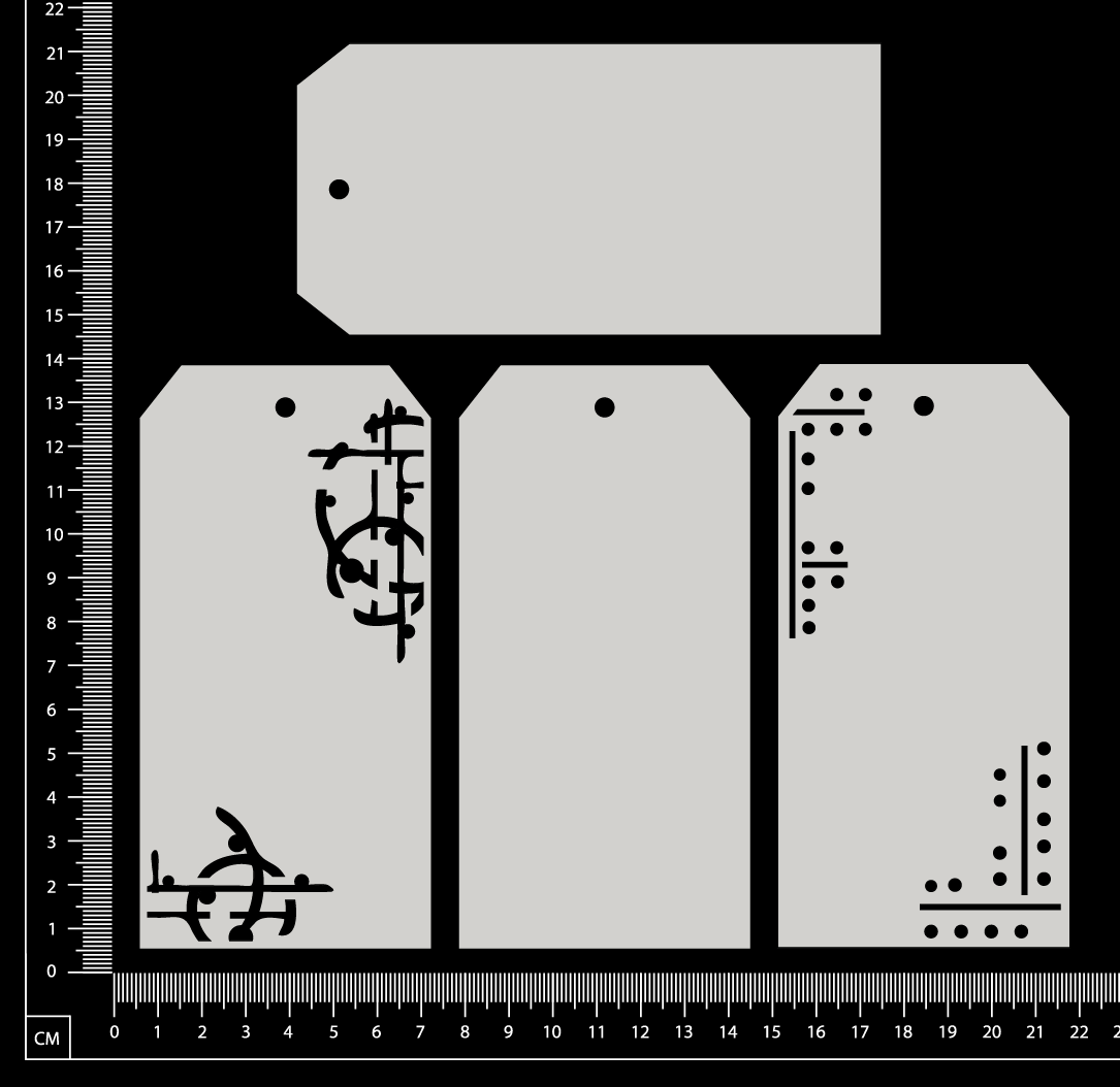 Layering Tags - Mixed Media - White Chipboard