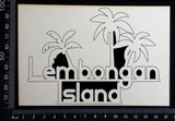 Lembongan Island - A - White Chipboard