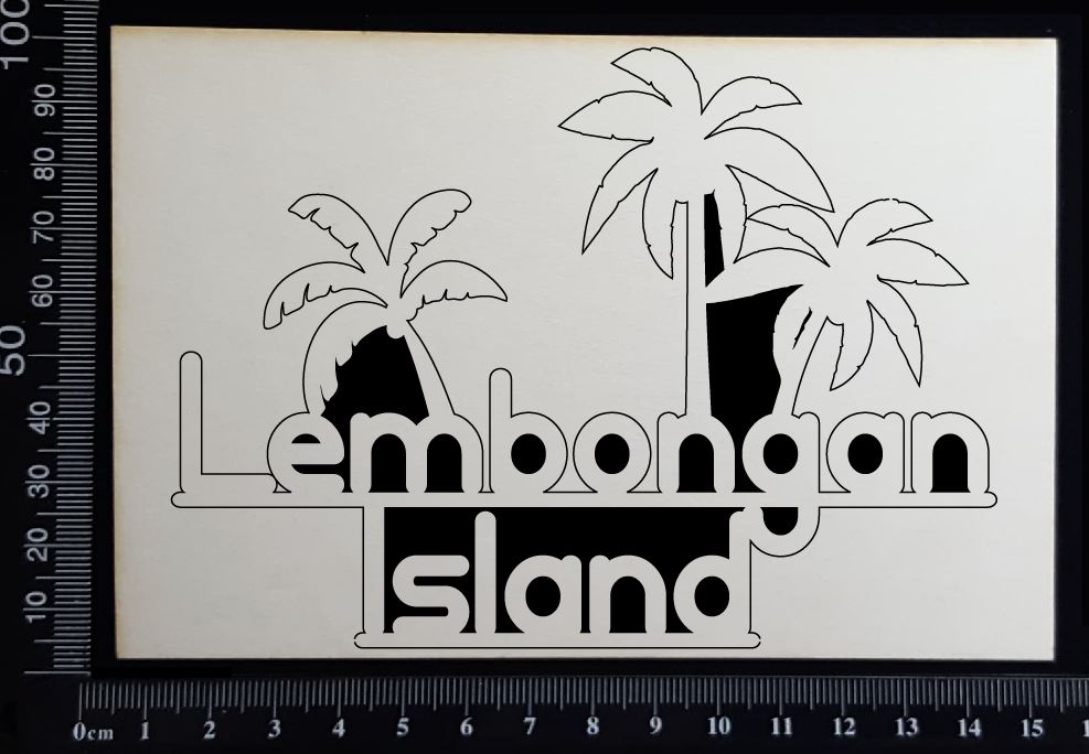 Lembongan Island - A - White Chipboard