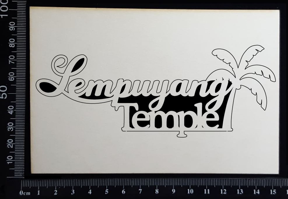 Lempuyang Temple - White Chipboard