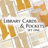 Library Cards & Pockets - Set One - DI-10173 - Digital Download
