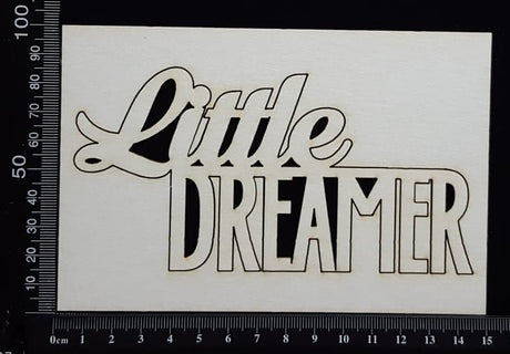 Little Dreamer - Large - White Chipboard