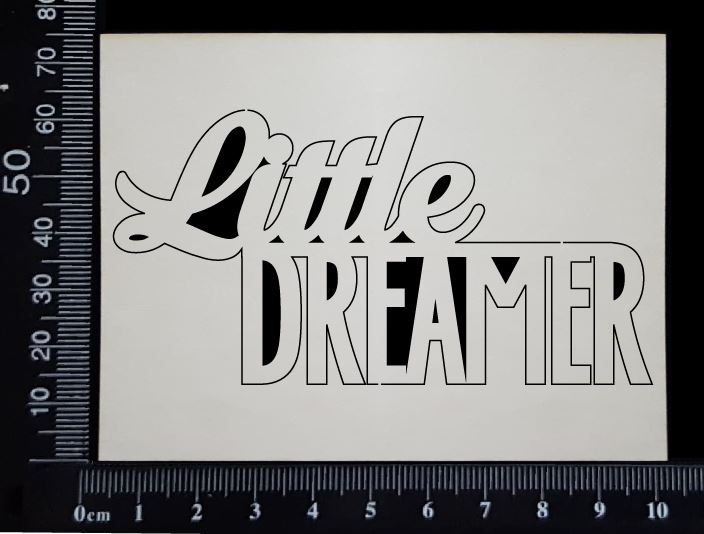 Little Dreamer - Small - White Chipboard