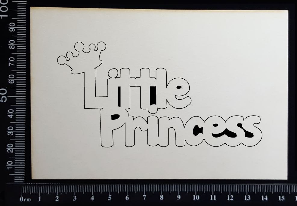Little Princess - White Chipboard