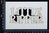 Little Ripper - White Chipboard