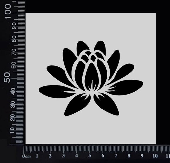 Lotus - A - Stencil - 100mm x 100mm