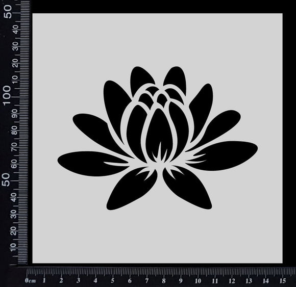 Lotus - A - Stencil - 150mm x 150mm