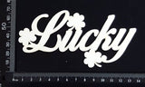 Lucky - A - White Chipboard