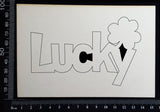 Lucky - C - White Chipboard