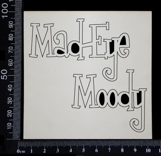Mad-Eye Moody - A - White Chipboard