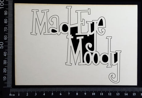 Mad-Eye Moody - B - White Chipboard