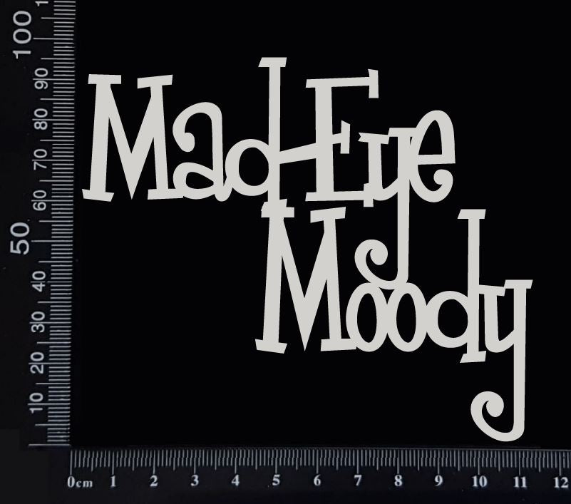Mad-Eye Moody - B - White Chipboard
