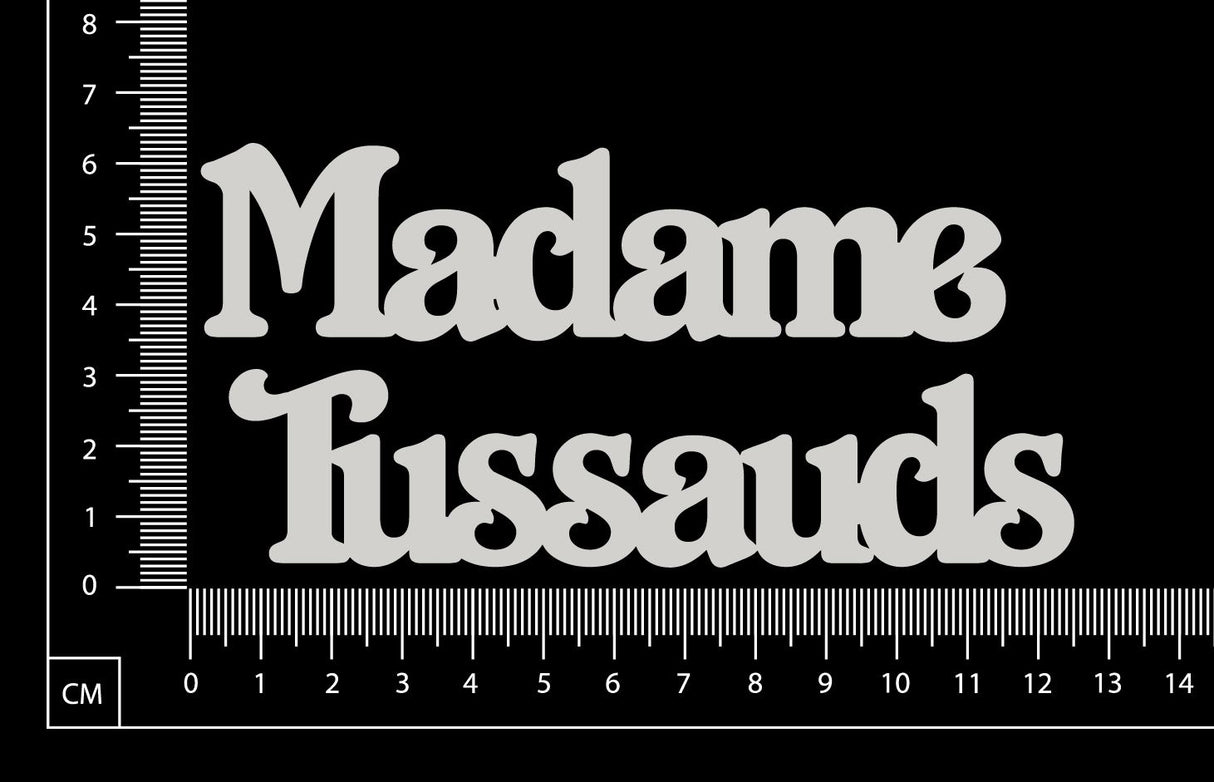 Madame Tussauds - White Chipboard