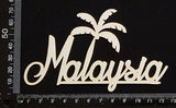 Malaysia - B - White Chipboard