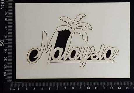 Malaysia - B - White Chipboard