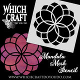 Mandala Mesh - C - Stencil - 150mm x 150mm