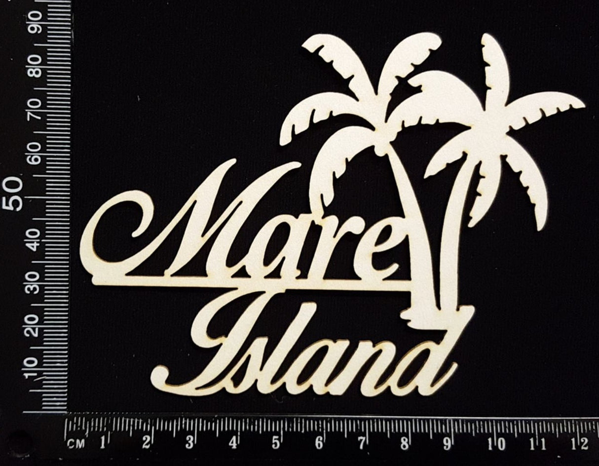 Mare Island - B - White Chipboard