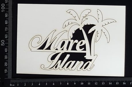 Mare Island - B - White Chipboard