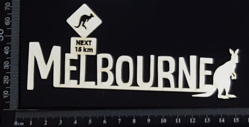 Melbourne - B - White Chipboard