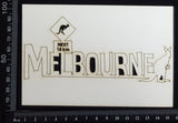 Melbourne - B - White Chipboard