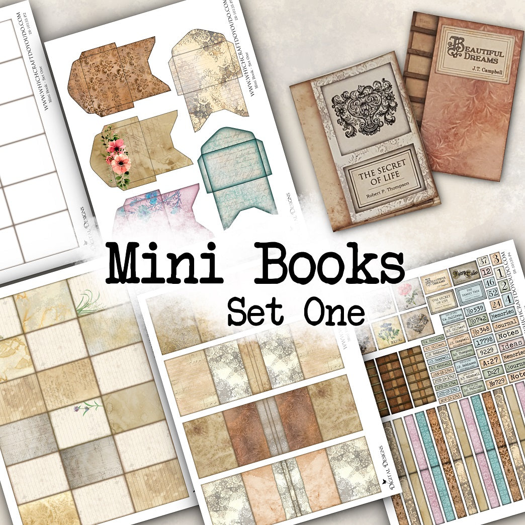 Mini Books - Set One - DI-10135 - Digital Download – Whichcraft Do You Do