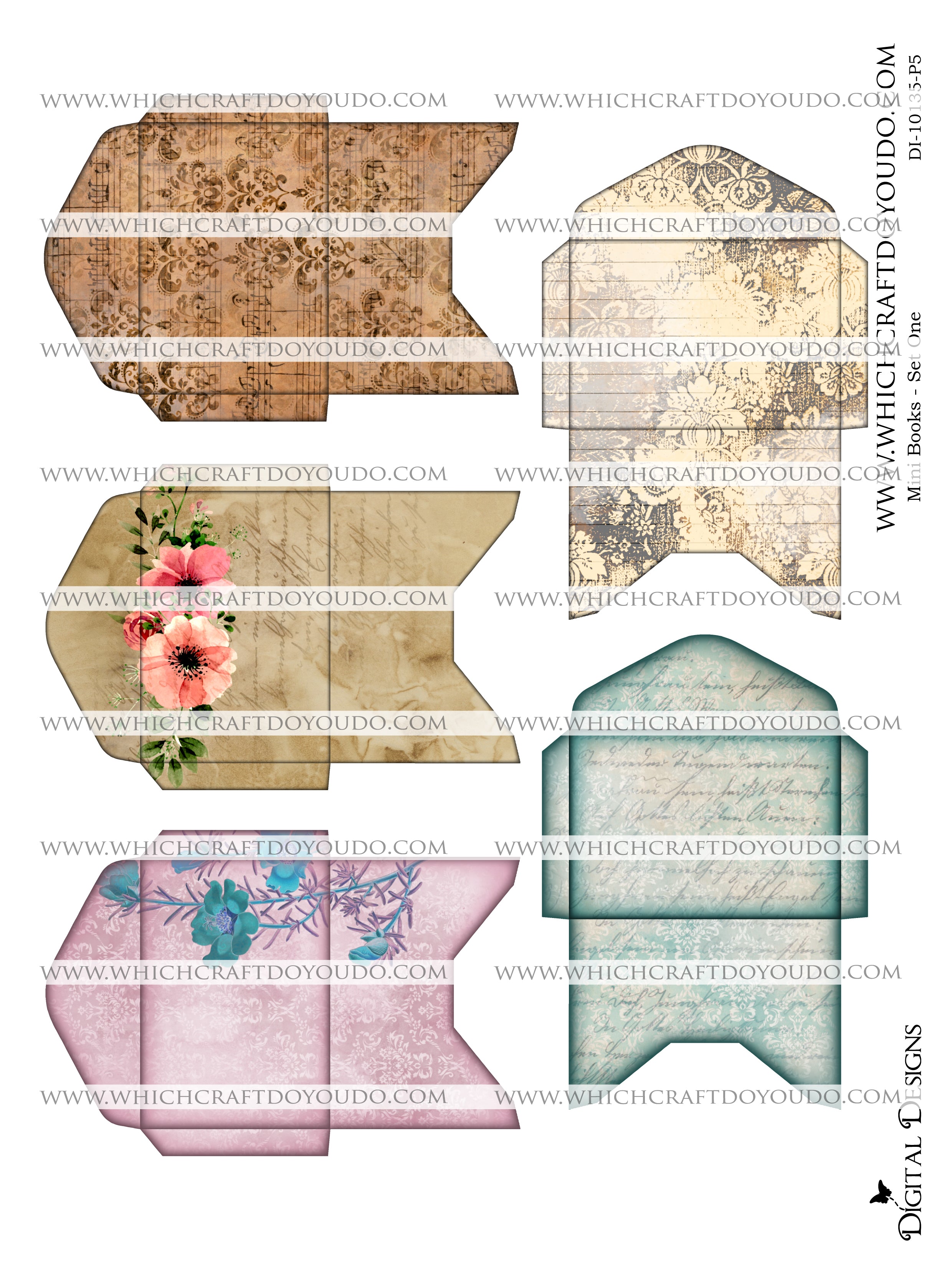 Mini Books - Set One - DI-10135 - Digital Download