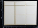 Mini Book - 6cm x 6cm - Set of 3 - White Chipboard