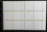Mini Book - 6cm x 6cm - Set of 6 - White Chipboard