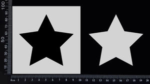 Star - Stencil - 100mm x 100mm