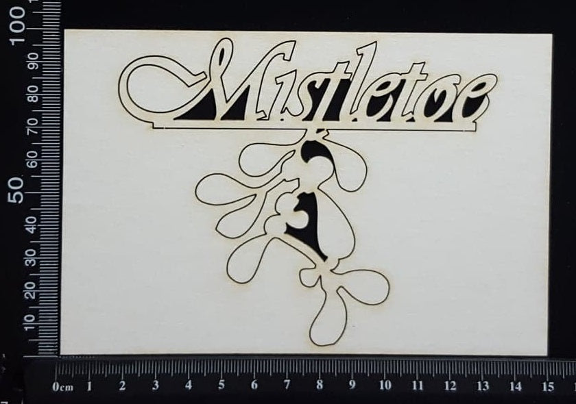 Mistletoe - White Chipboard